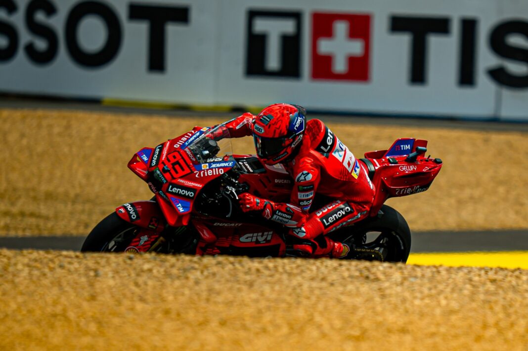 Franceso Bagnaia, Ducati, 2025, Le Mans, Francia Nagydíj, péntek