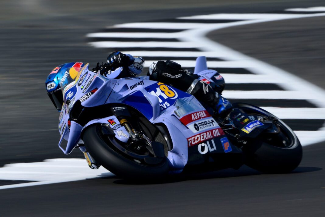 MotoGP, Álex Márquez, Gresini, Brit Nagydíj 2025, péntek
