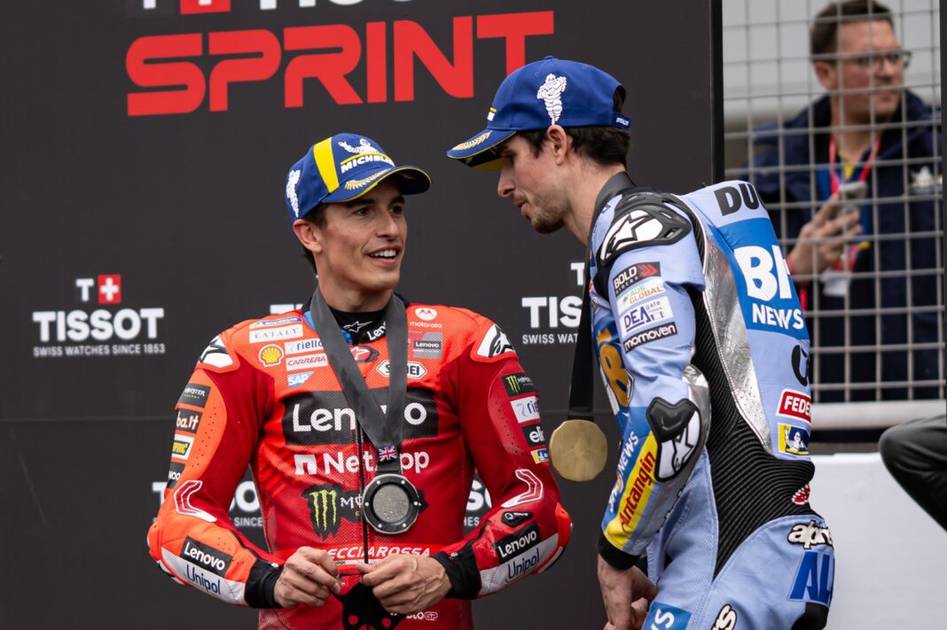 Marc Márquez, Álex Márquez, 2025, Brit Nagydíj, szombat, sprint