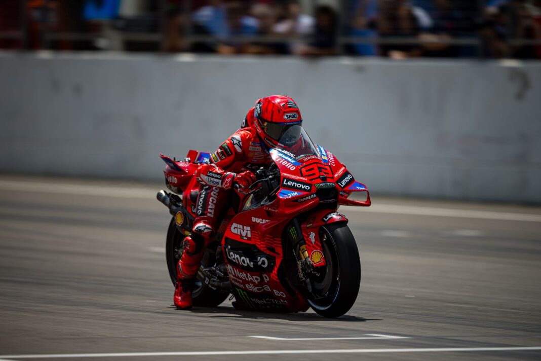 Marc Márquez, Ducati, Aragónia, teszt, 2025, hétfő