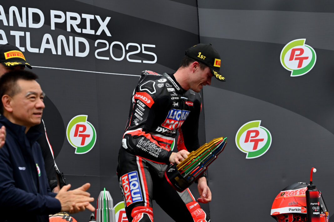 Moto2, Manuel González, dobogó, Thai Nagydíj 2025, vasárnap