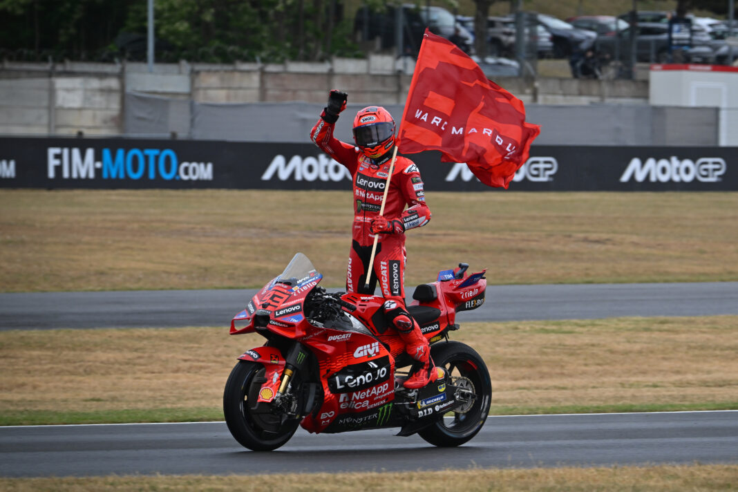 MotoGP, Marc Márquez, Ducati, ünneplés, Francia Nagydíj 2025