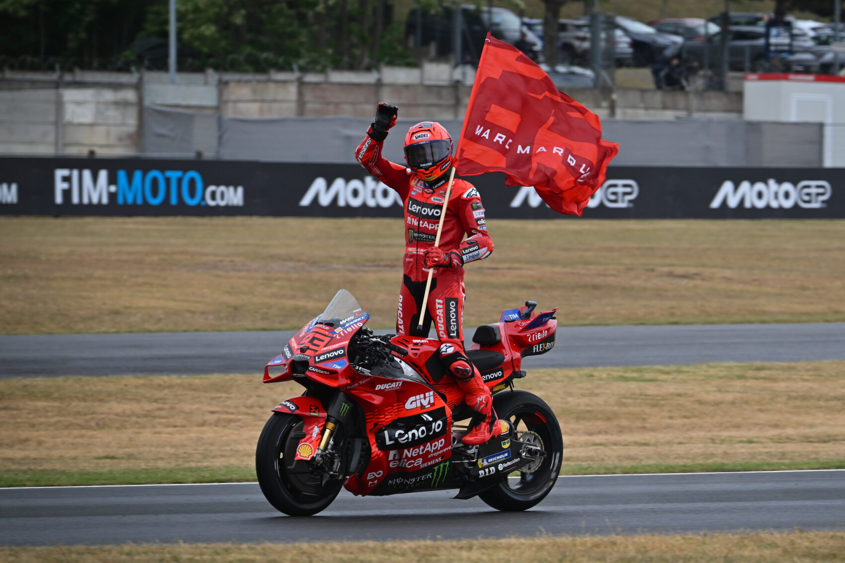 MotoGP, Marc Márquez, Ducati, ünneplés, Francia Nagydíj 2025