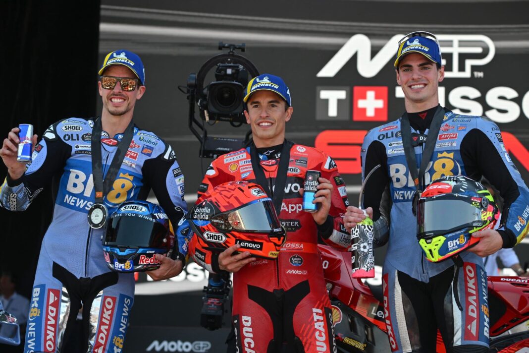 Marc Márquez, Álex Márquez, Fermín Aldeguer, Aragóniai Nagydíj, 2025, szombat
