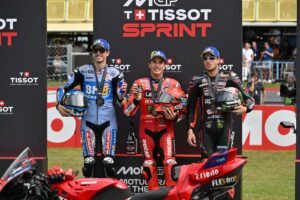 Marc Márquez, Álex Márquez, Marco Bezzecchi, Holland TT, dobogó, 2025, szombat