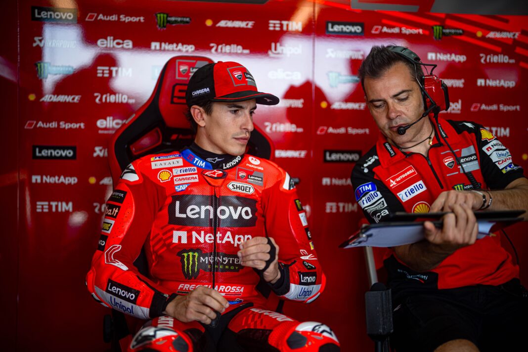 MotoGP, Marc Márquez, Marco Rigamonti, Aragóniai Nagydíj 2025, péntek