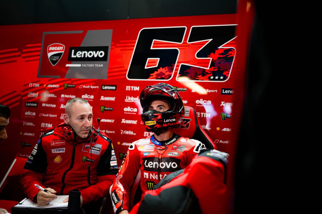 MotoGP, Cristian Gabarrini, Francesco Bagnaia, Brit Nagydíj 2025, péntek