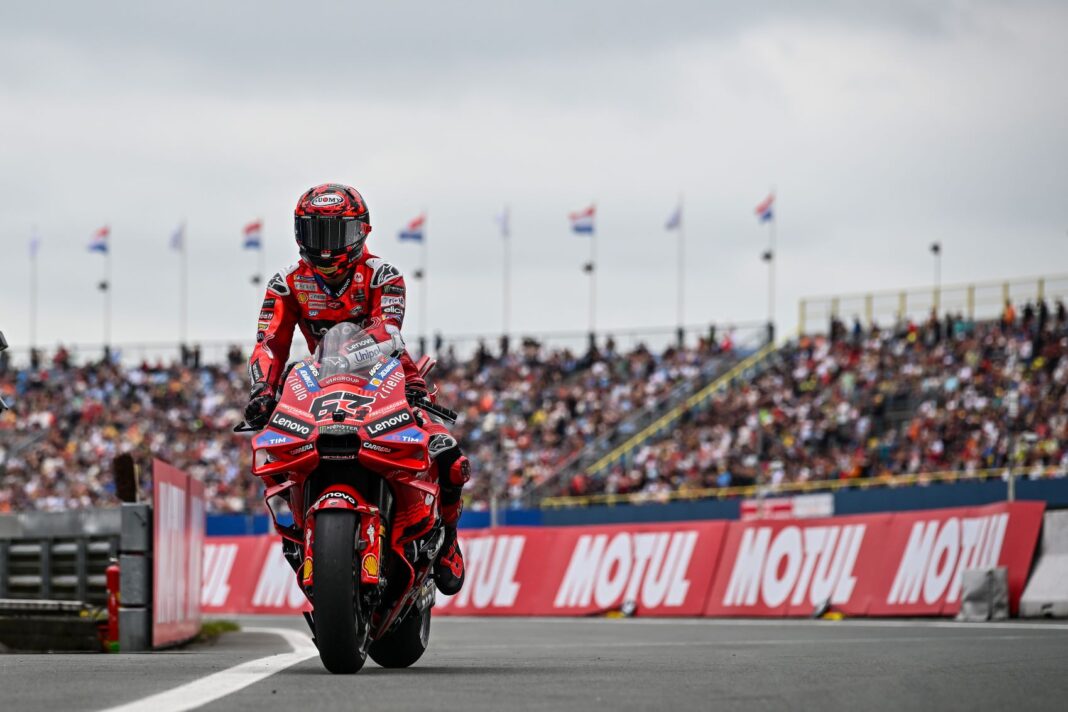 Francesco Bagnaia, Ducati, Holland Nagydíj, 2025, szombat