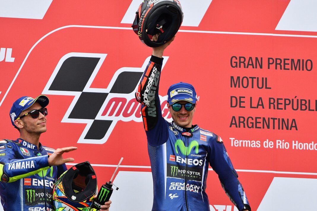 Valentino Rossi, Maverick Viñales, dobogó, Argentin Nagydíj 2017, vasárnap