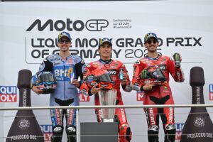 Marc Márquez, Álex Márquez, Francesco Bagnaia, Ducati, Német Nagydíj, 2025, vasárnap