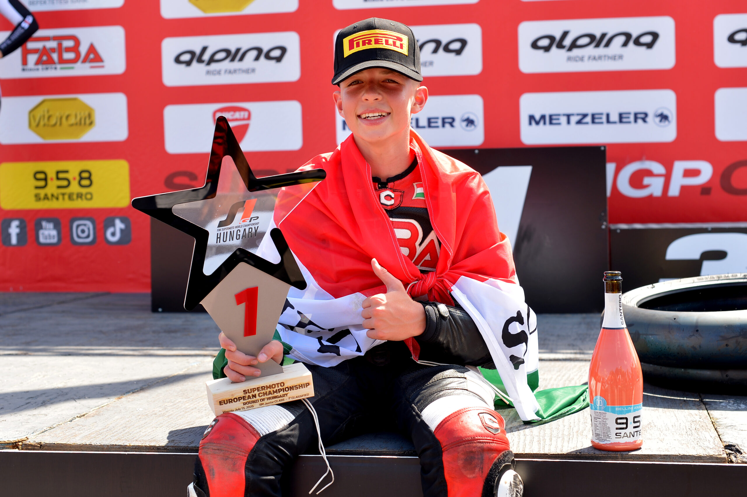 Supermoto-vb, SM Junior, Bereczki Dávid, Visonta 2025