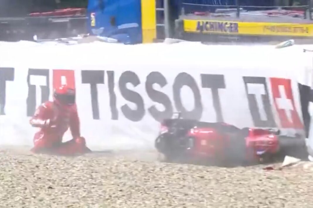 marc Márquez, 2025, Cseh Nagydíj, időmérő. bukás