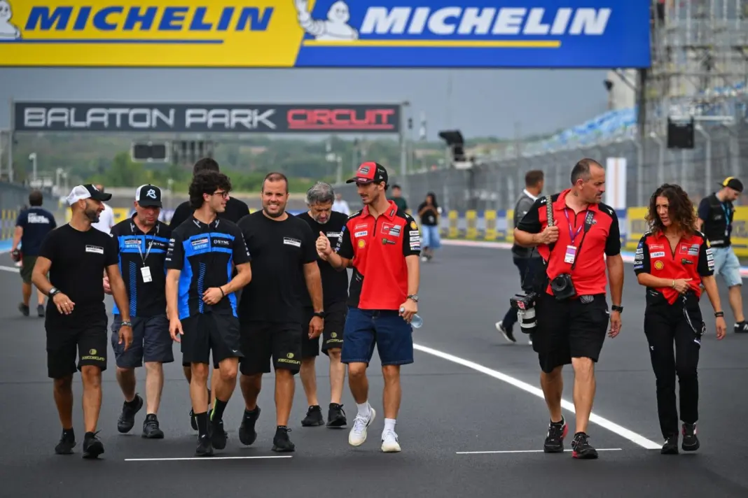 Francesco Bagnaia, Ducati, Magyar Nagydíj, 2025, csütörtök