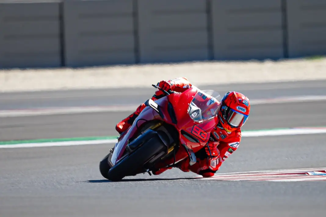 Marc Márquez, Ducati Panigale V4S, Balaton Park Circuit 2025, teszt