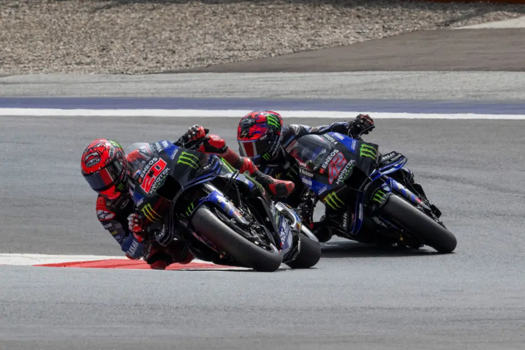 Fabio Quartararo, Álex Rins, Yamaha, Osztrák Nagydíj, 2025, vasárnap