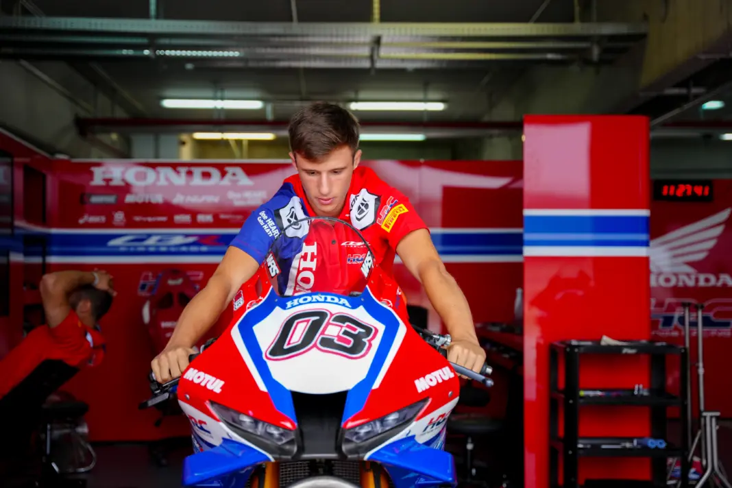 Superbike-vb, Sergio García, Honda, Aragónia teszt 2025
