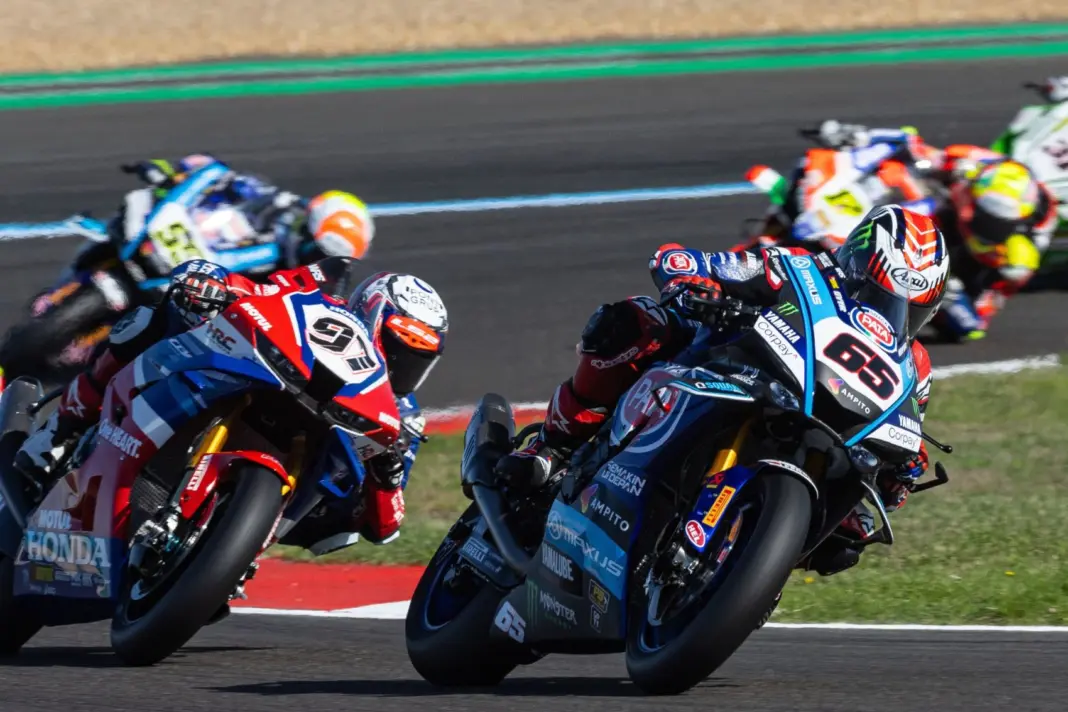 Jonathan Rea, Yamaha, Xavi Vierge, Honda, Magny-Cours, 2025, vasárnap