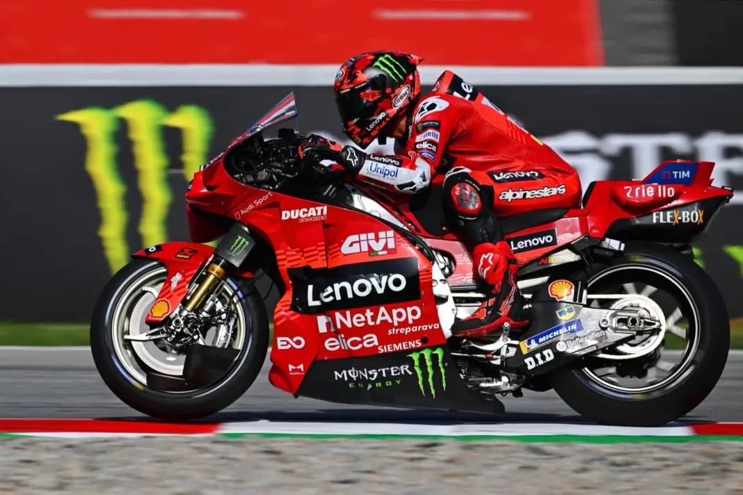 MotoGP, Francesco Bagnaia, Ducati, Katalán Nagydíj 2025, péntek