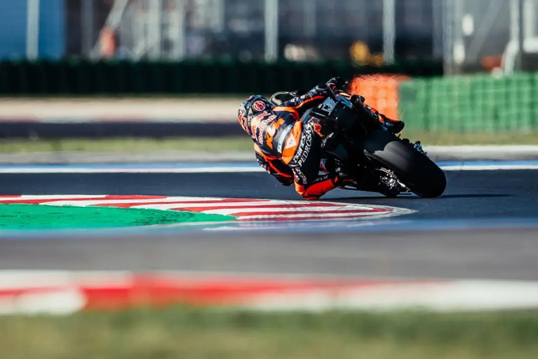 Dani Pedrosa, KTM, Misano, teszt, 2025, hétfő