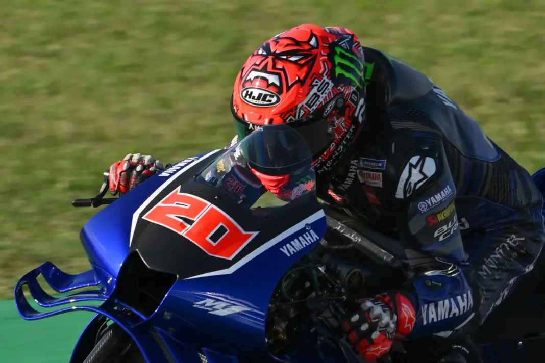 Fabio Quartararo, Yamaha, Misano, teszt, 2025, hétfő