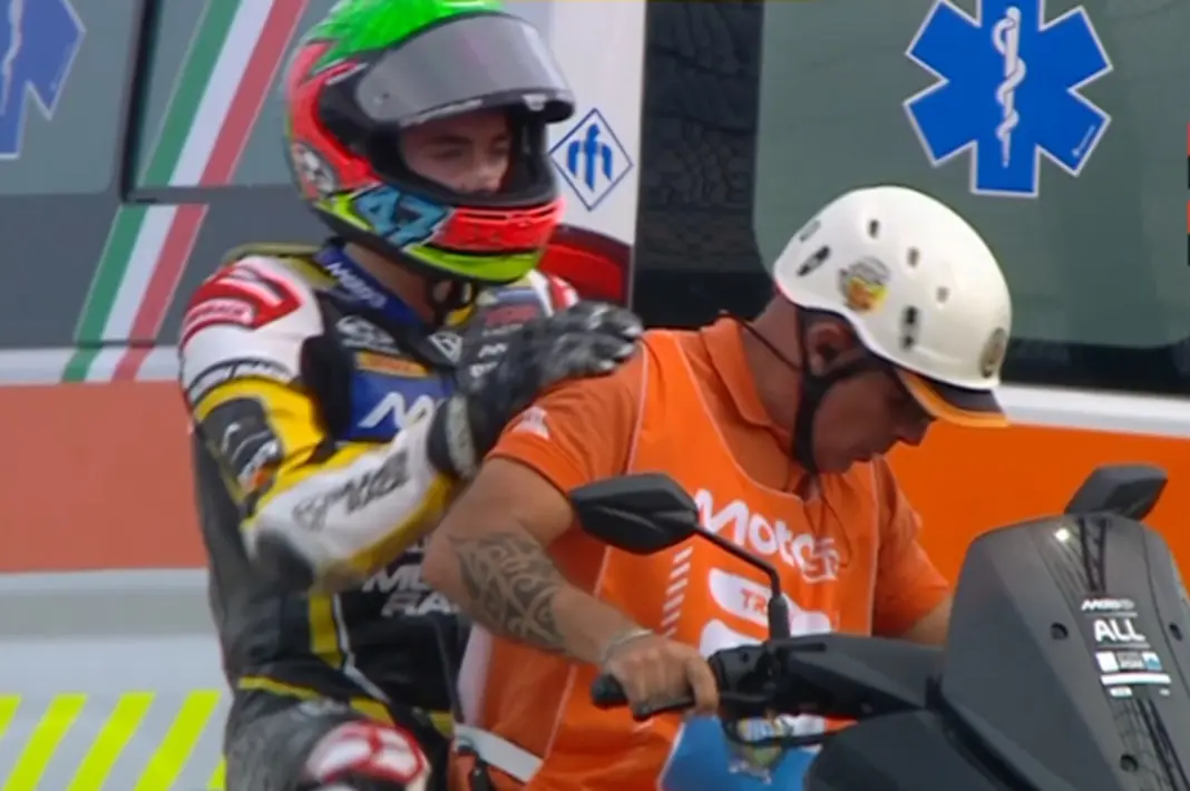 Varga Tibor, 2025, Misano, második futam