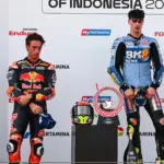 MotoGP, Pedro Acosta, Fermín Aldeguer, dobogó, Indonéz Nagydíj 2025, vasárnap