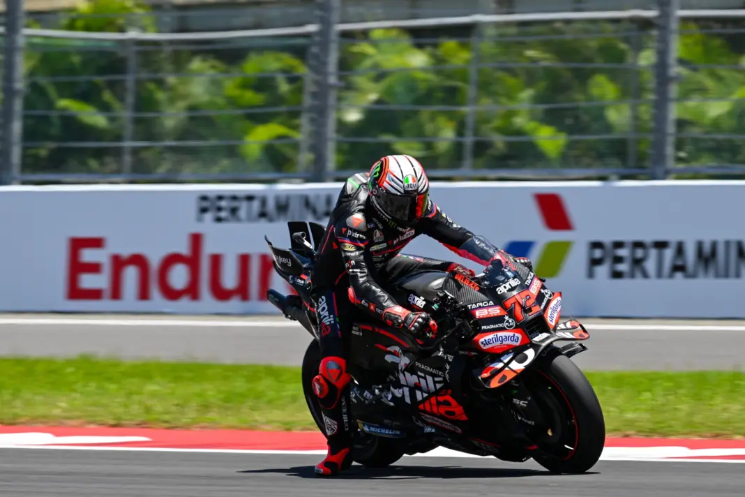 Indonéz Nagydíj, Marco Bezzecchi, 2025, péntek, Aprilia