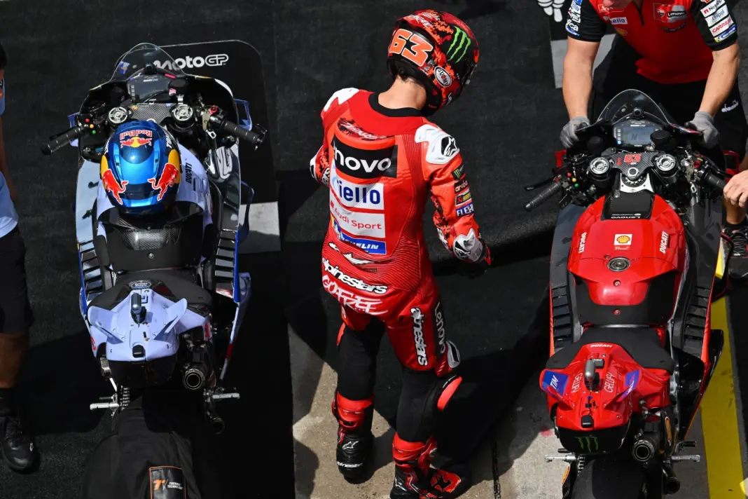 Álex Márquez, Gresini, Francesco Bagnaia, Ducati, Maláj Nagydíj 2025, szombat Álex Márquez, Gresini, Francesco Bagnaia, Ducati, Maláj Nagydíj 2025, szombat