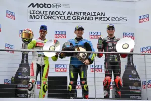 Fabio Di Giannantonio, Ducati, Raúl Fernández, Marco Bezzecchi, Aprilia, Ausztrál Nagydíj, 2025, vasárnap