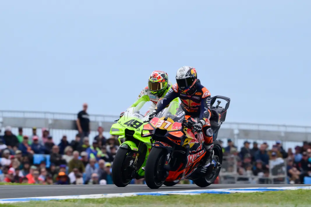 MotoGP, Pedro Acosta, KTM, Fabio Di Giannantonio, VR46, Ausztrál Nagydíj 2025, vasárnap