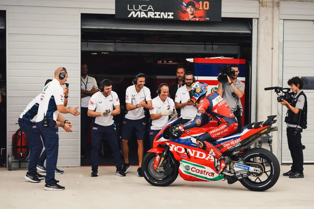 Luca Marini, Honda, MagyarNagydíj, 2025