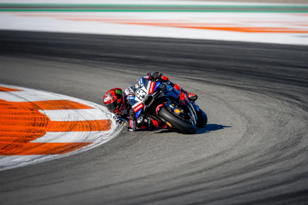 Francesco Bagnaia, Ducati, valenciai teszt, 2025, kedd