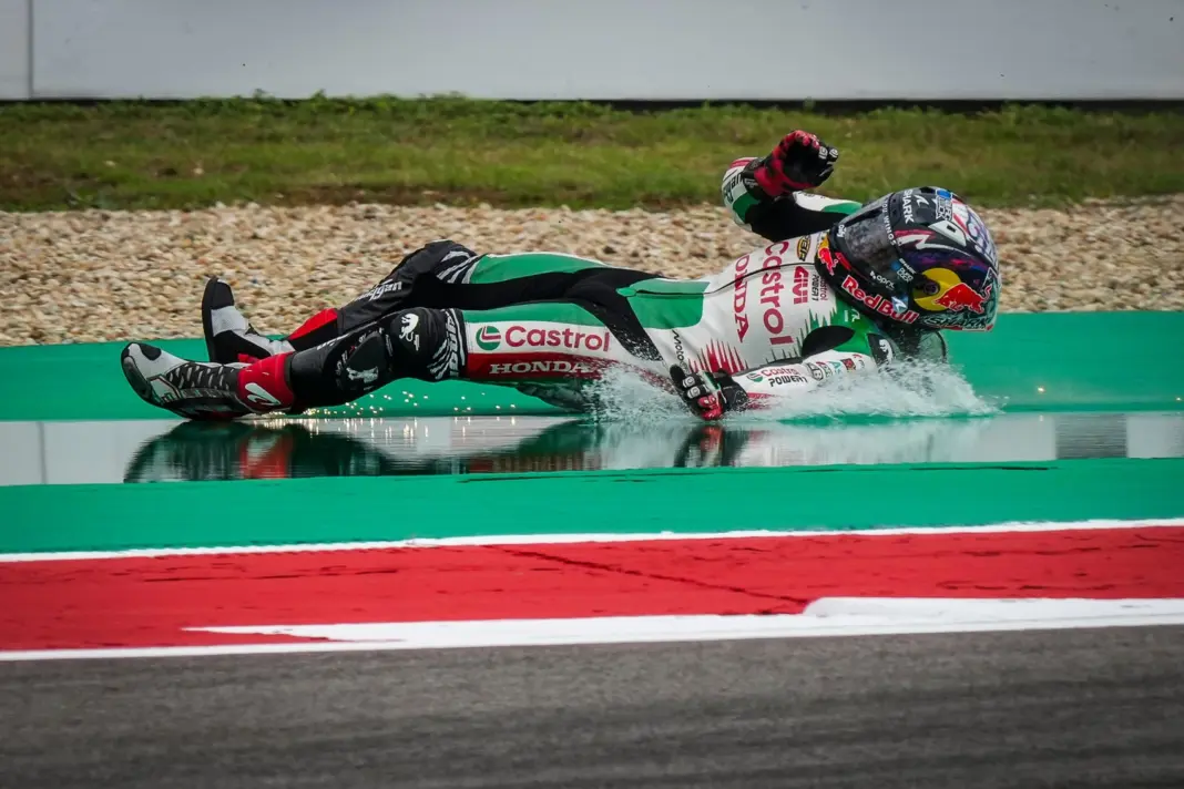 Johann zarco, 2025, bukás