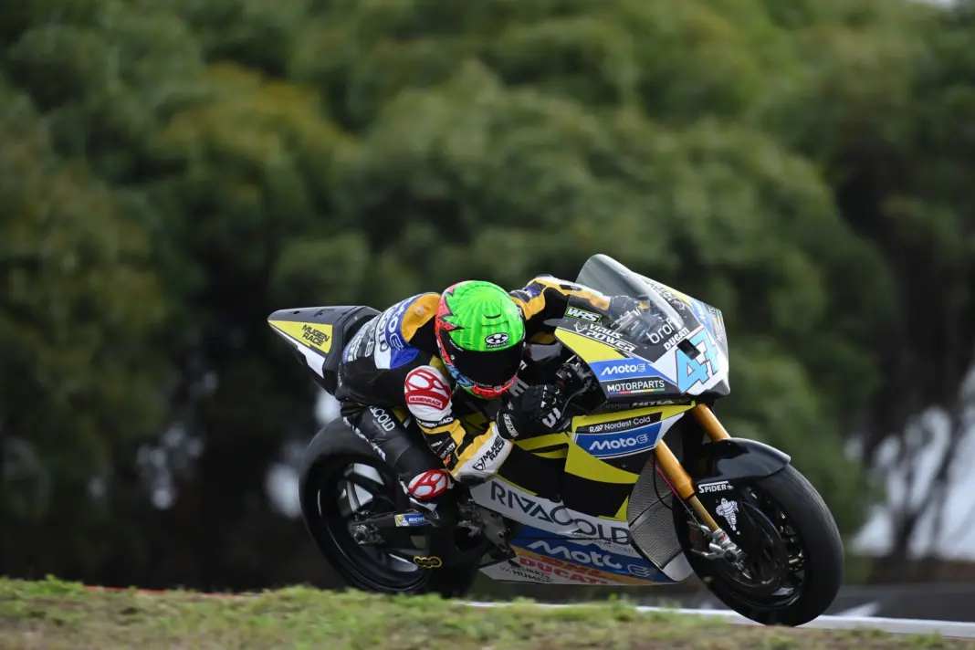 MotoE, Varga Tibor, Snipers, Portugál Nagydíj 2025, péntek