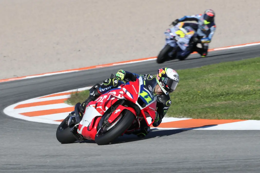 Diogo Moreira, Honda, valenciai teszt, 2025, kedd