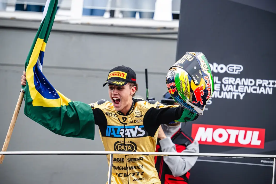 Diogo Moreira, 2025, Valenciai Nagydíj, vasárnap, dobogó