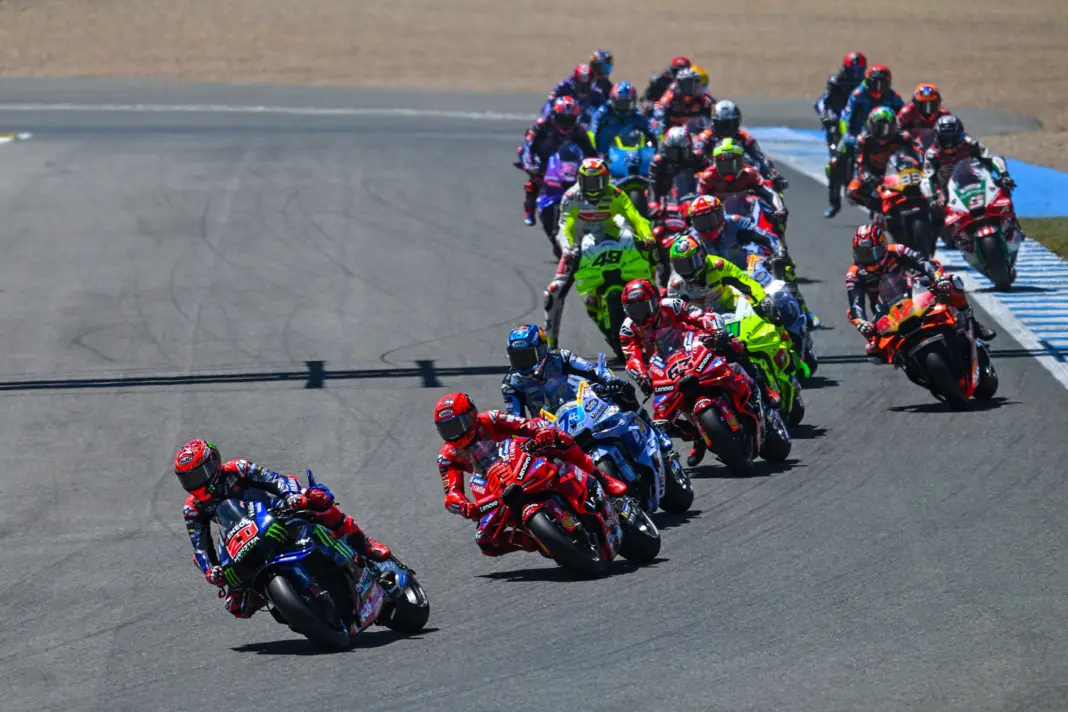 MotoGP, rajt, Fabio Quartararo, Marc Márquez, Spanyol Nagydíj, jerez, 2025