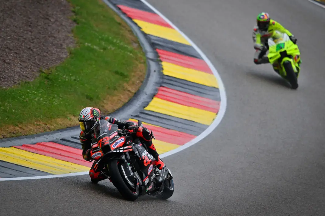 Marco Bezzecchi, Aprilia, Franco Morbidelli, VR46, Német Nagydíj, 2025, szombat
