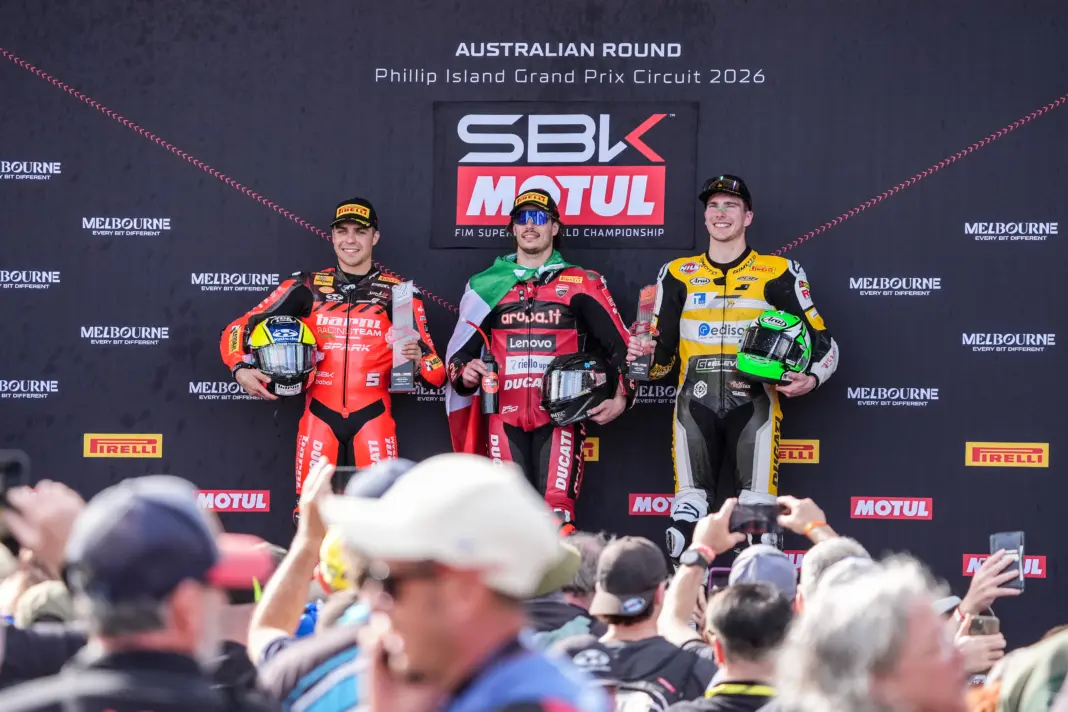Yari Montella, Nicolo Bulega, Lorenzo Baldassarri, Phillip Island, 2026, szombat