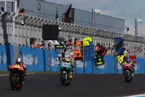 Pedro Acosta, Johann Zarco, Álex Márquez, 2026, Brazil Nagydíj
