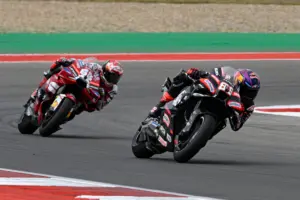MotoGP, Jorge Martín, Aprilia, Francesco Bagnaia, Ducati, USA Nagydíj 2026, szombat